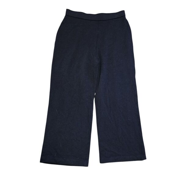 ST. JOHN Womens Basic Santana Knit Elastic Waist Trouser Pants Black Size 6 - Picture 2 of 13